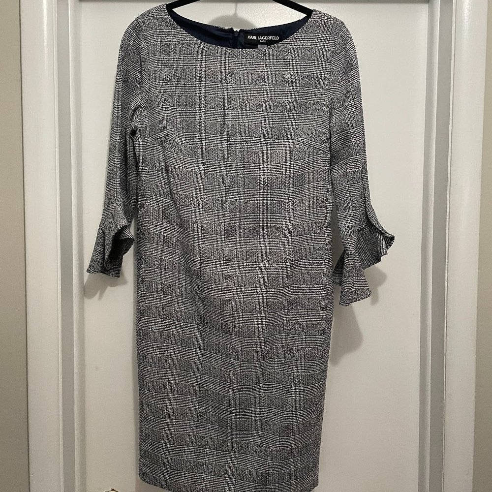 Karl Lagerfeld Tulip Sleeve Dress